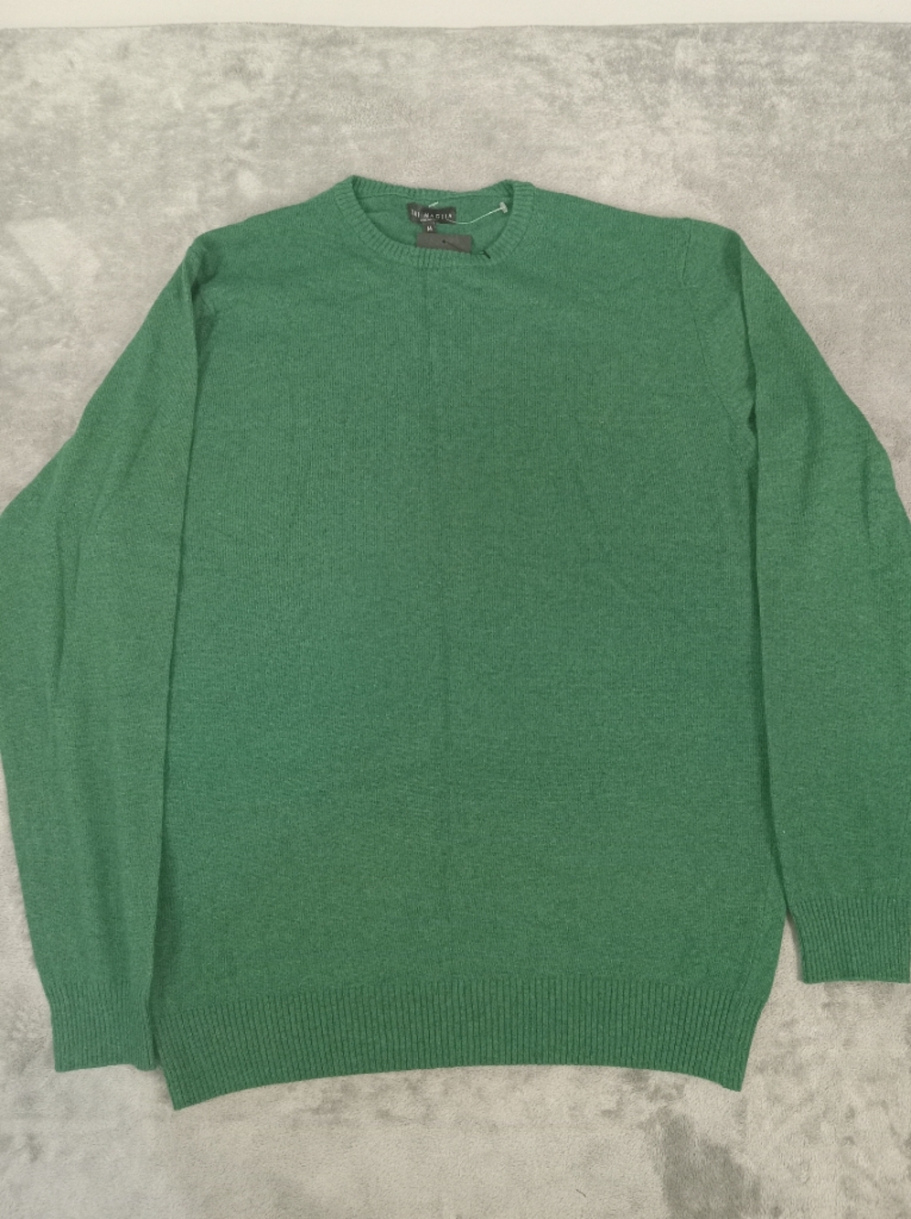 Emi Maglia Men's Green Knit Pullover Sweater Size Medium